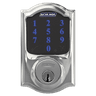 Square format logo of Connect Smart Deadbolt with alarm with Camelot Trim, Z-wave enabled