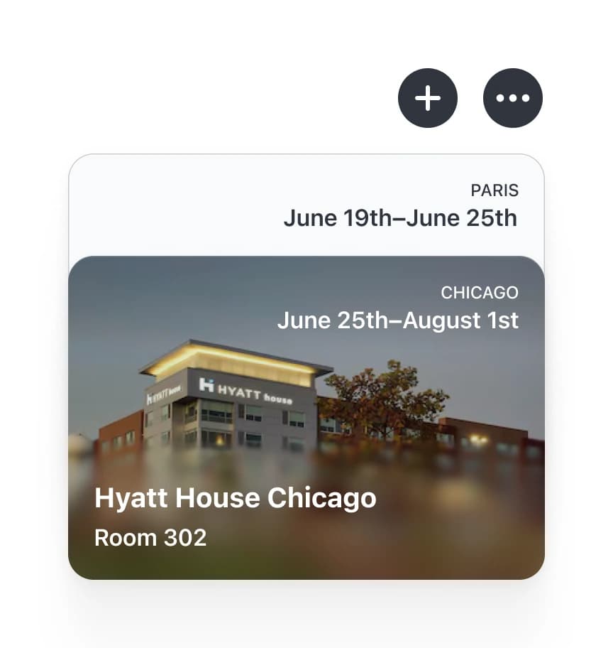 Illustration of a phone with a mobile key in Apple Wallet